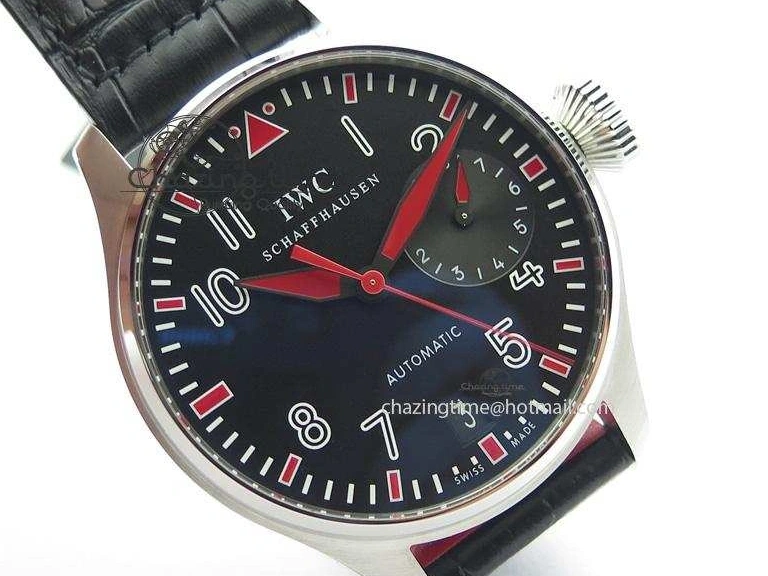 MIROTIME 0220 RelaxedFit Big Pilot Real PR IW500435 “Muhammad Ali” ZF Best Edition On Black Leather Strap A 7295